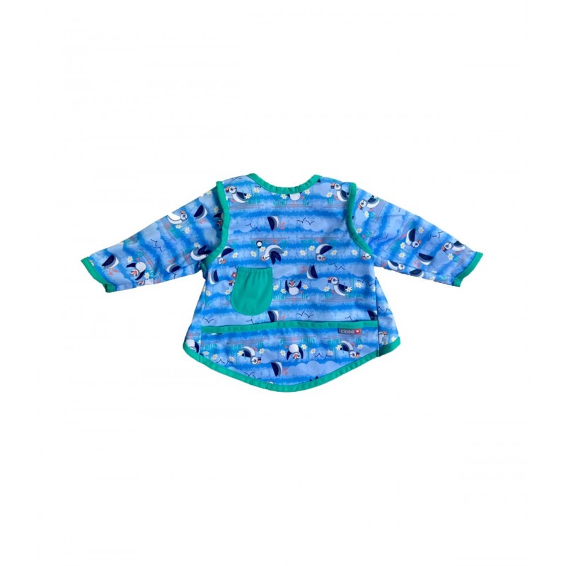 BABERO CON MANGAS XXL BLUE PUFFIN 18-36 MESES