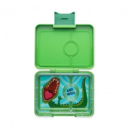 YUMBOX SNACK 3C JURASSIC GREEN + DINOS