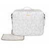MALETA CAMBIADOR DOTS BLANCO/LINO