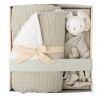 SET MANTA WAFFLE/CORALINA+DOUDOU VERDE