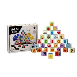 IMA CUBE IT LETRAS 36 PIEZAS