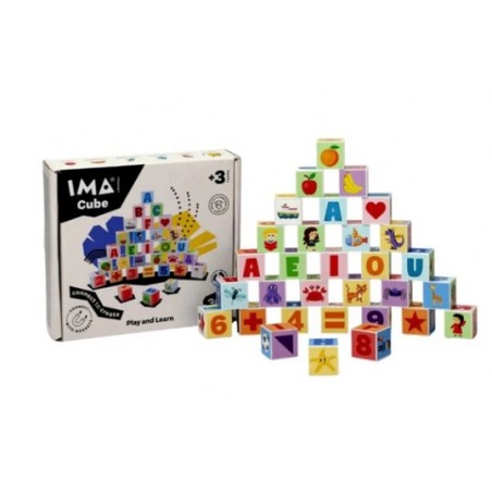 IMA CUBE IT LETRAS 36 PIEZAS