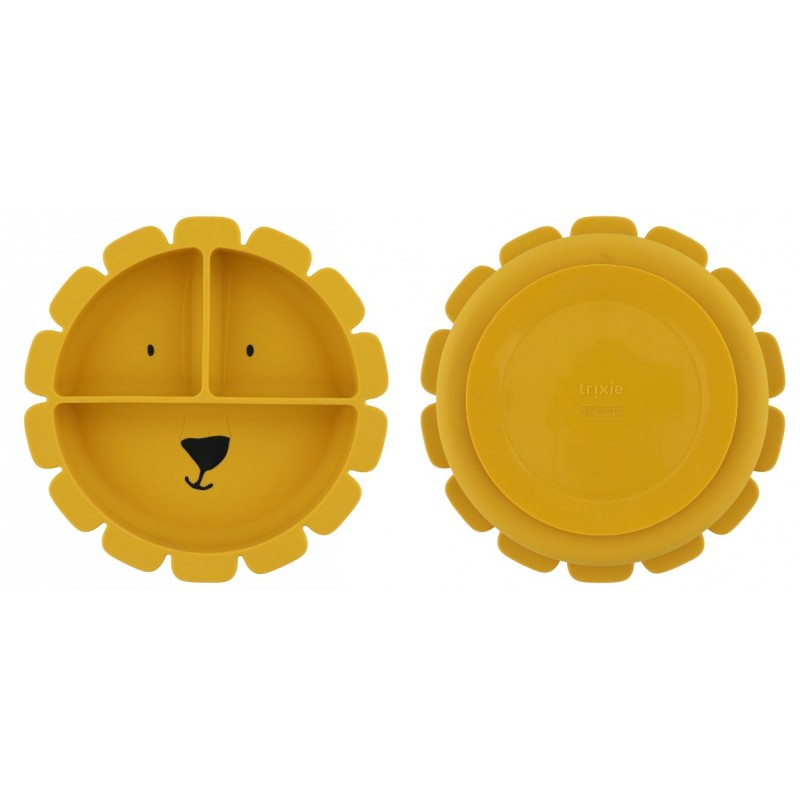 PLATO COMPARTIMENTADO CON VENTOSA LEON