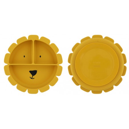 PLATO COMPARTIMENTADO CON VENTOSA LEON