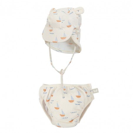 SET BAÑADOR+GORRA 3/12 MESES CALYPSO