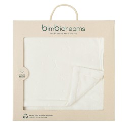 MANTA EMBOSED 80*110 BLANCO 