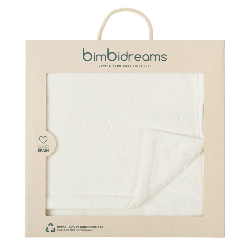 MANTA EMBOSED 80*110 BLANCO 