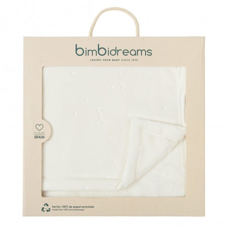 MANTA EMBOSED 80*110 BLANCO 