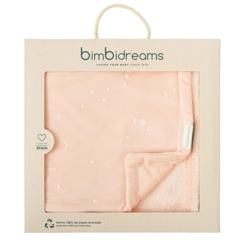 MANTA EMBOSED 80*110 ROSA