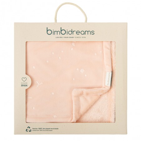 MANTA EMBOSED 80*110 ROSA