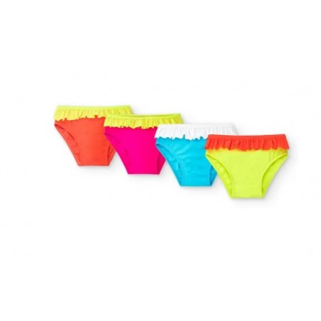 BIKINI CARVICO UPF 50+ ROSA NEON 4-5 AÑOS