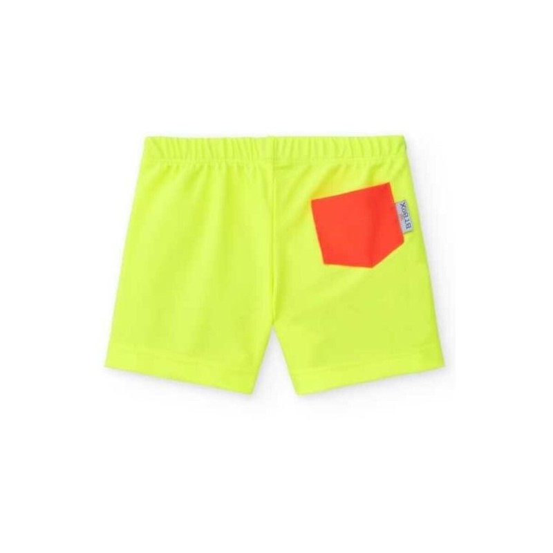 BOXER CARVICO UPF 50+ AMARILLO NEON 4-5 AÑOS