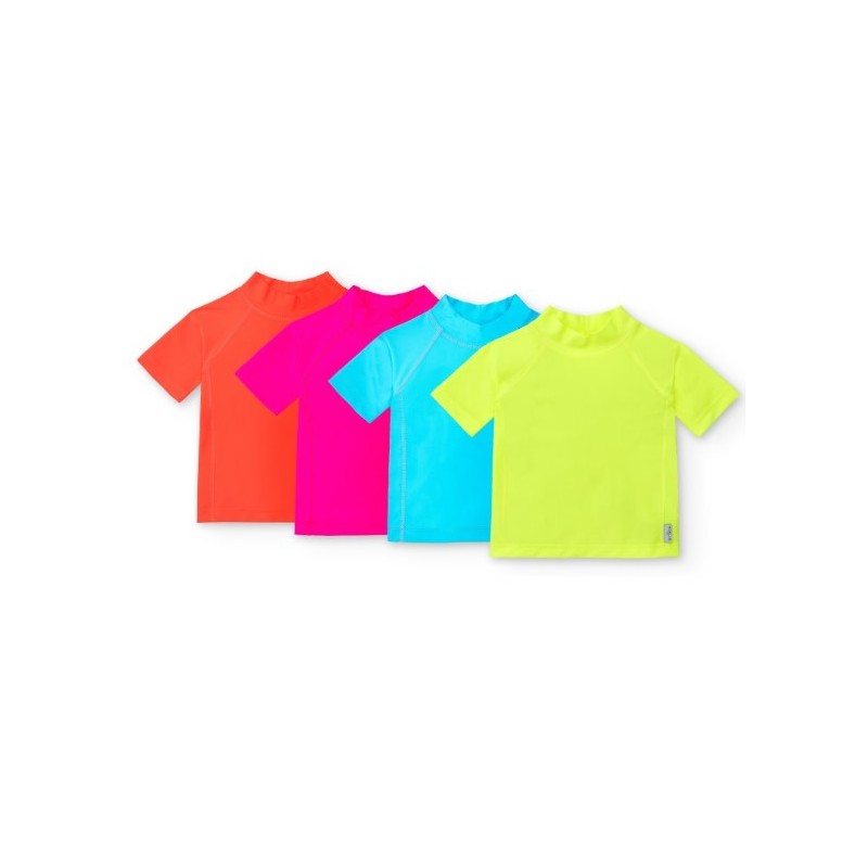 CAMISETA CARVICO UPF 50+ ROSA NEON 4-5 AÑOS