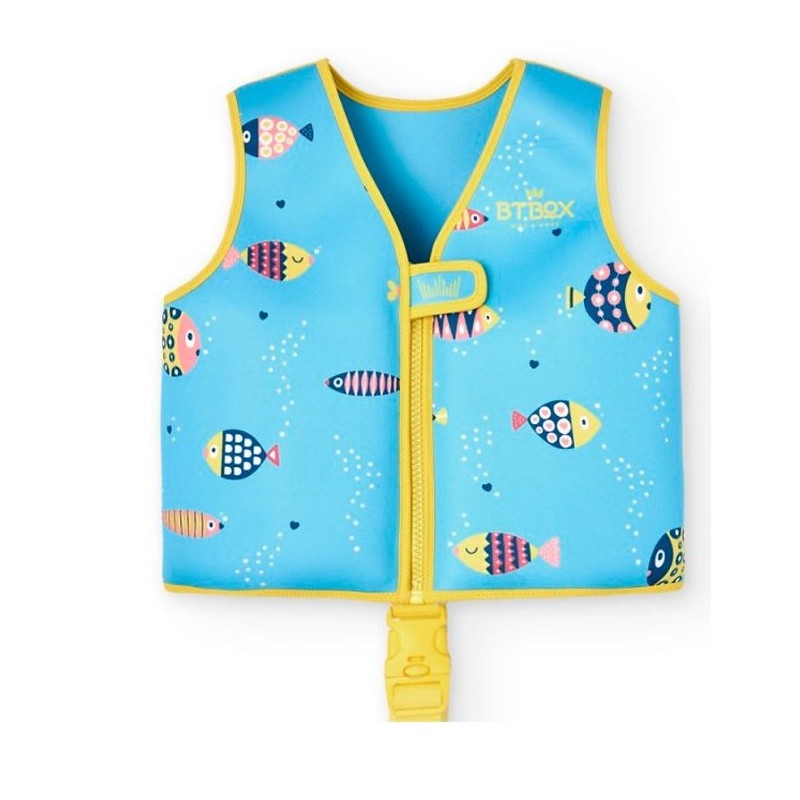 CHALECO BTBOX PECES TALLA M 19-30 KG