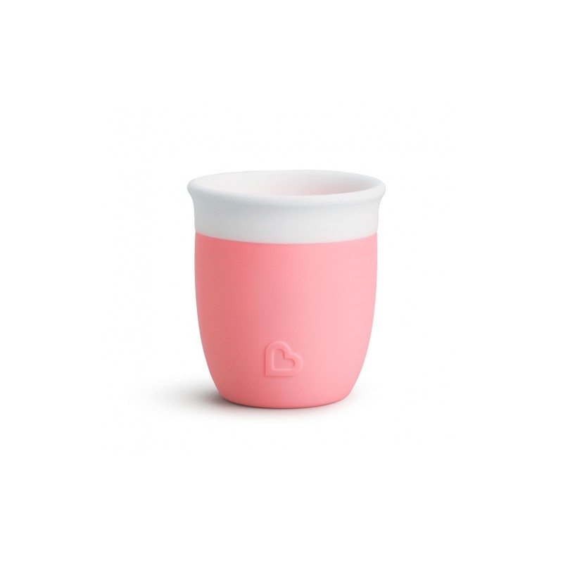 MINI VASO ABIERTO DE SILICONA 60ML ROSA MUNCHKIN